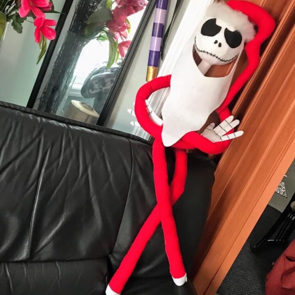 Hand made posable Jack,nightmare before Xmas